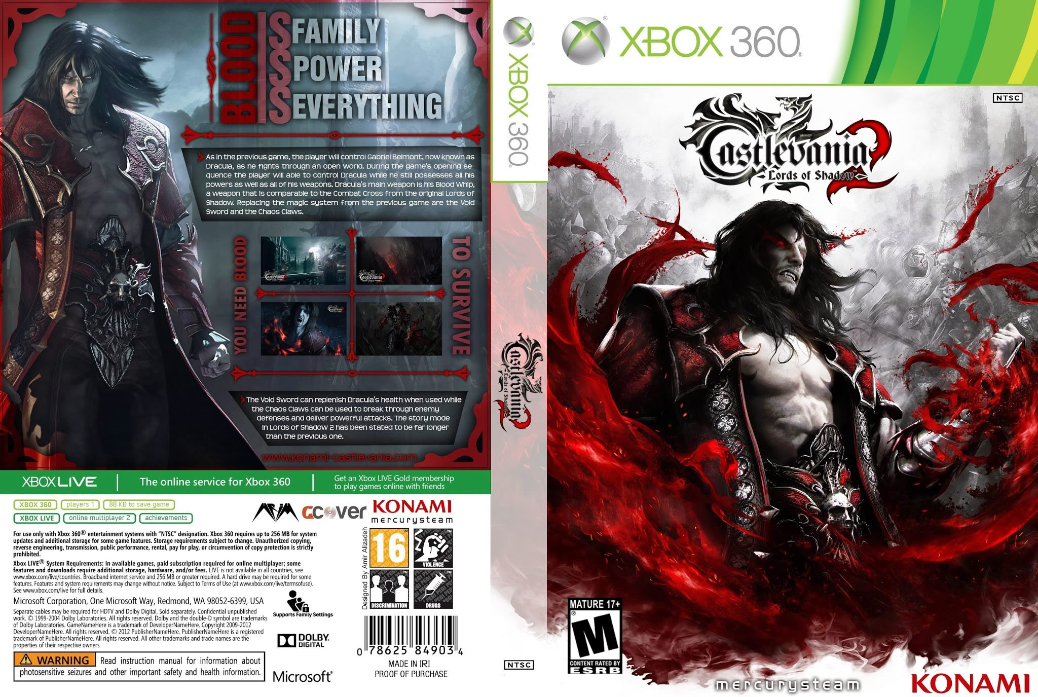 XBOX360 Castlevania: Lords of Shadow 2