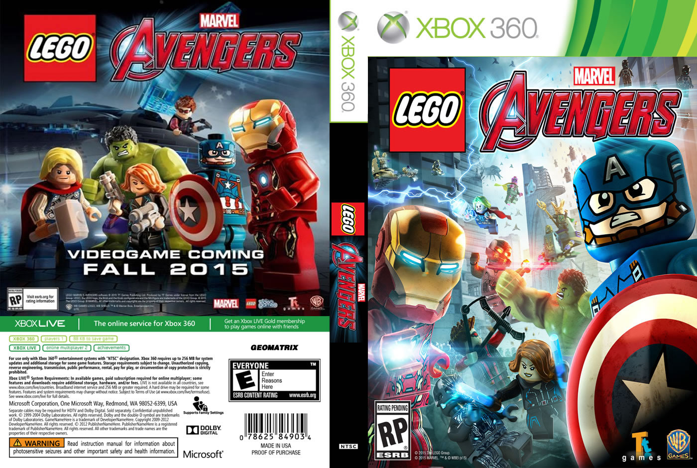 Lego Marvels Avengers Xbox360 Xbox360 Bem Vindoa à Nossa